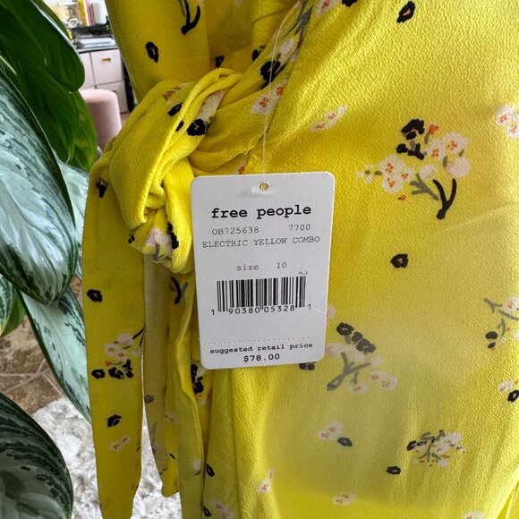 Free People Bright Yellow Romper - Picture 9 of 10